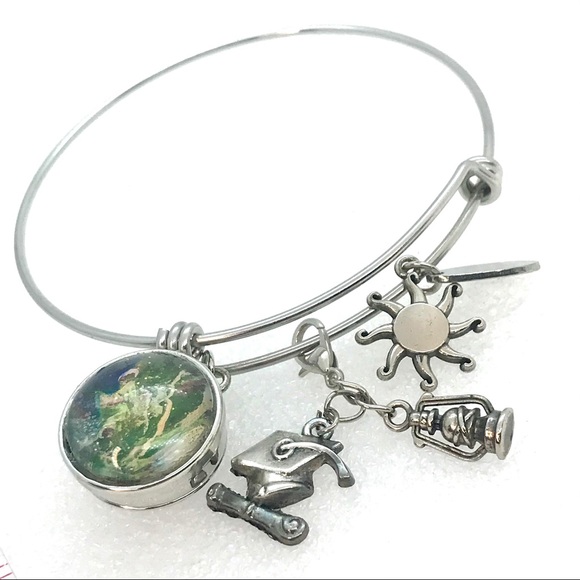 Bracelet bangle charms & Handmade 20mm snap SB20 - Picture 1 of 3